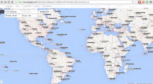 Mapa google flights